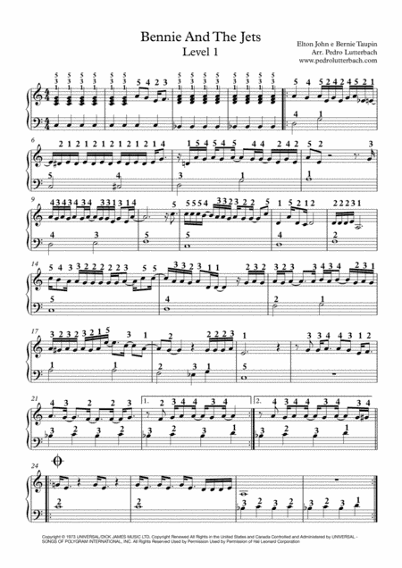 Bennie And The Jets (arr. Pedro Lutterbach)