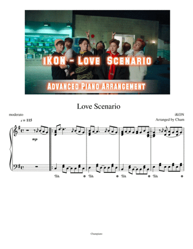 iKON - Love Scenario (Advanced Piano Solo Arrangement) (arr. Chamal Rashmika)