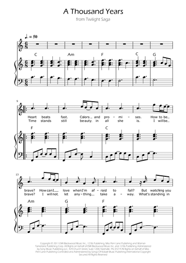 A Thousand Years (arr. Ygor Nunes)