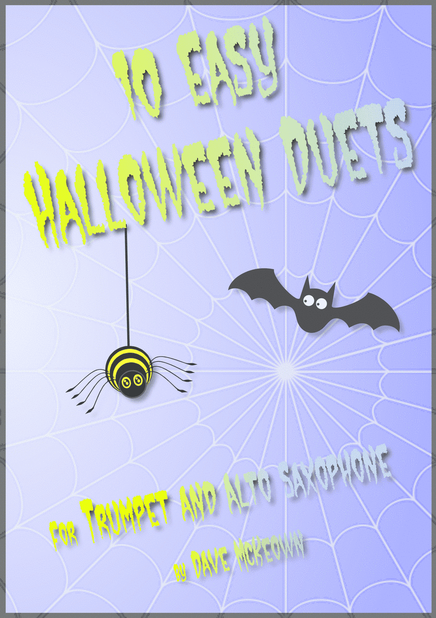 10 Easy Halloween Duets for Trumpet and Alto Saxophone