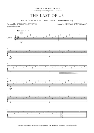 The Last Of Us (arr. Danilo "Daca" Alves)