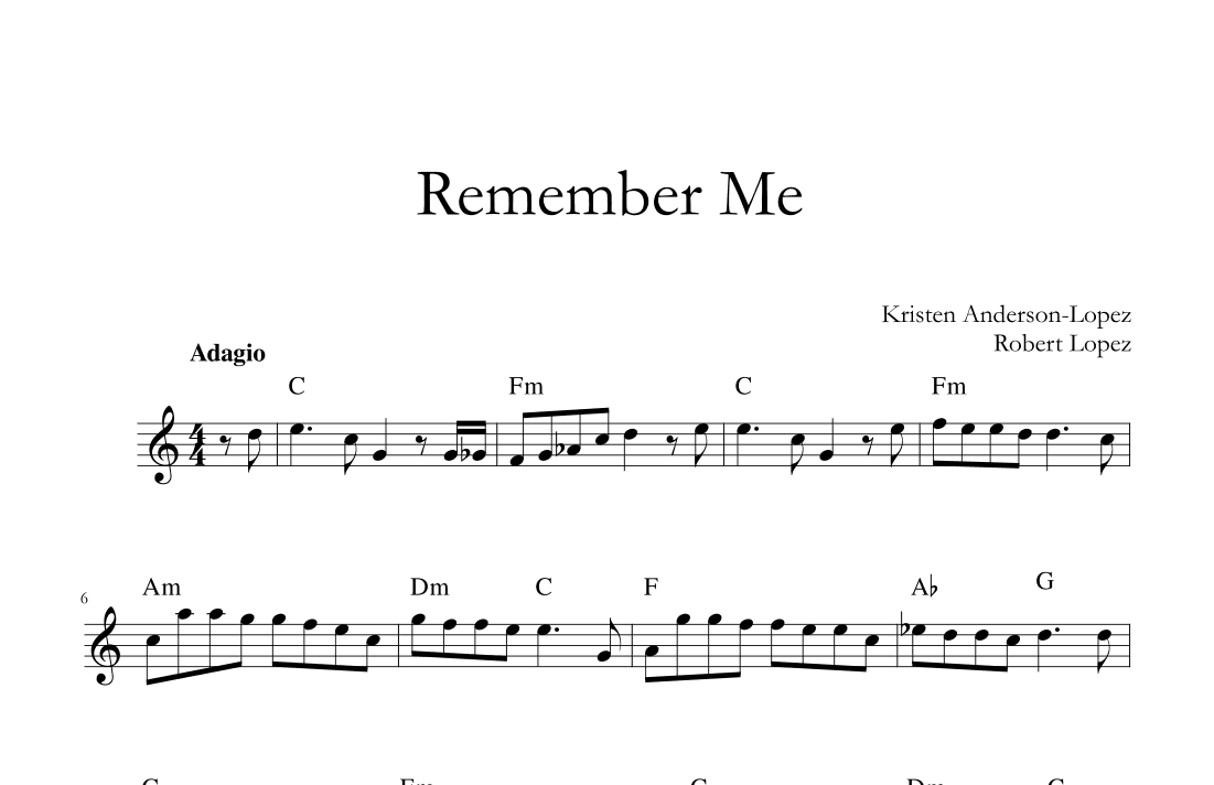 Remember Me (lullaby) (arr. Lila Lali)