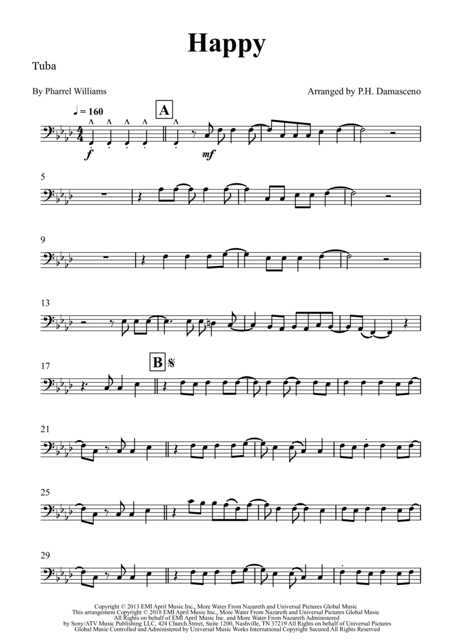 Happy (arr. P.H. Damasceno)