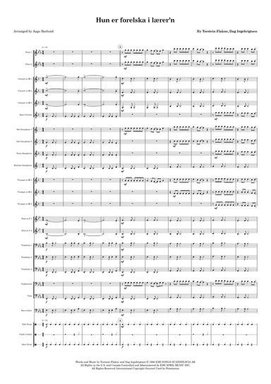 Hun Er Forelska I Larern (arr. Aage Barlund)