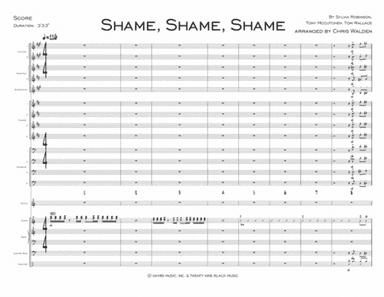 Shame, Shame, Shame (arr. Chris Walden)