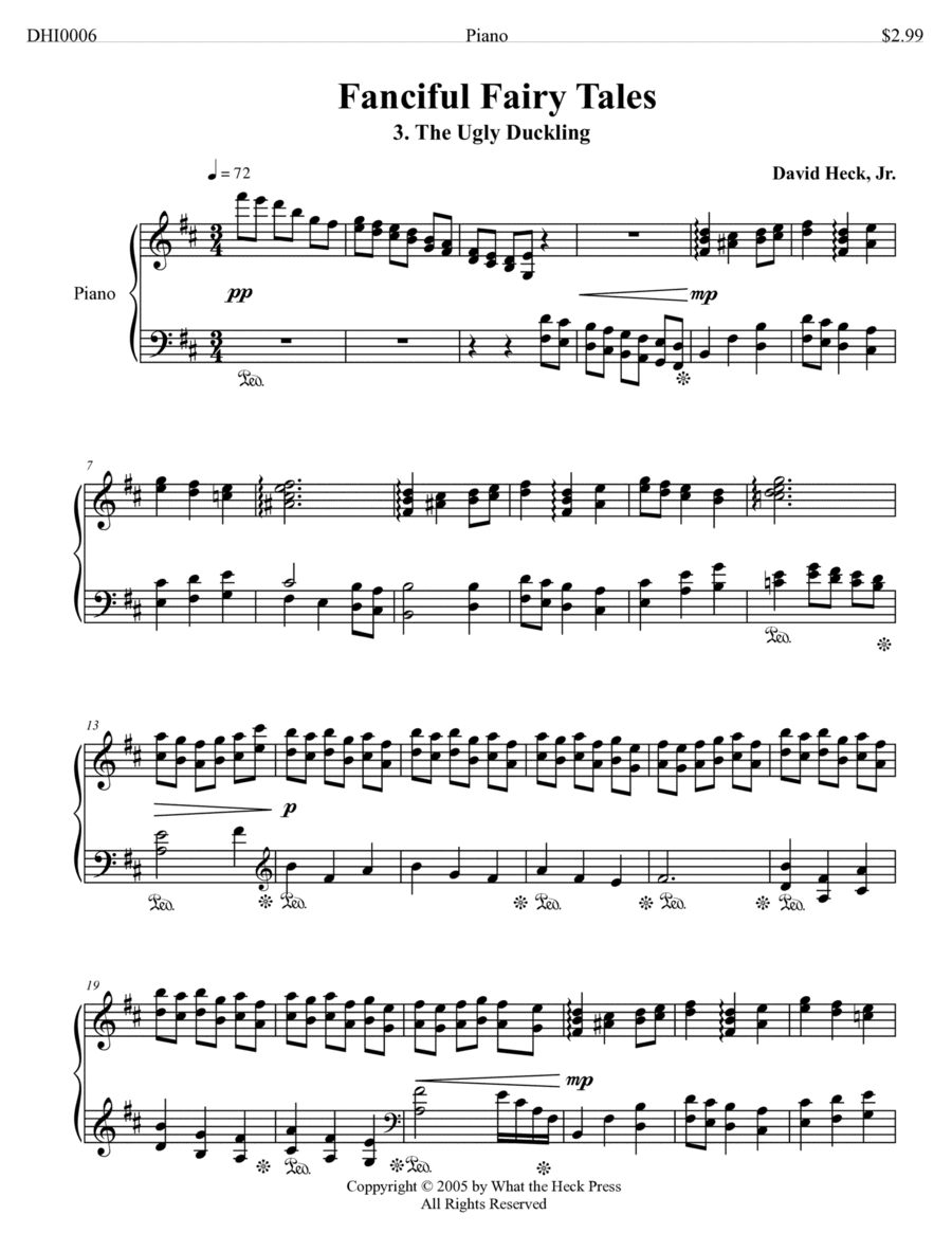 Fanciful Fairy Tales:  The Ugly Duckling