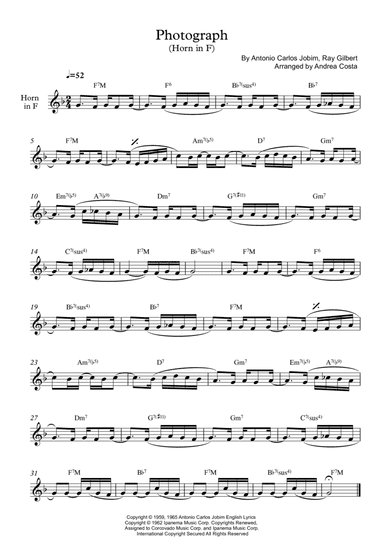 Photograph (arr. Andrea Costa)