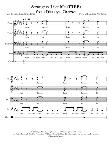 Strangers Like Me(r) (arr. Don Staffin and Danielle Staffin)