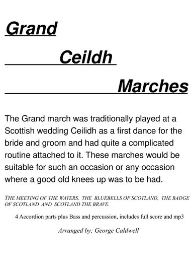 Grand Ceiidh Marches (arr. George Caldwell)