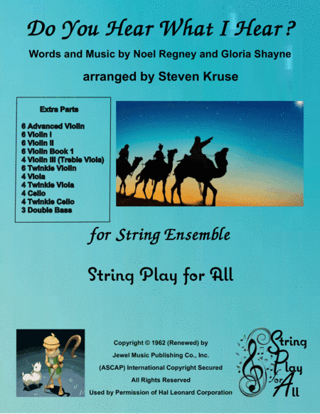 Do You Hear What I Hear (arr. Steven Kruse)