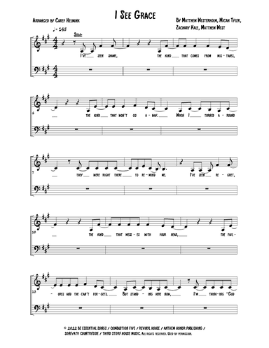 I See Grace (arr. Carey Helmink)