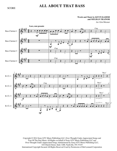 All About That Bass (arr. Erin Miesner)
