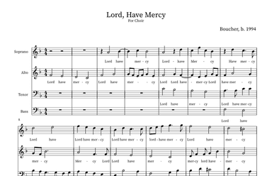 'Lord, Have Mercy'