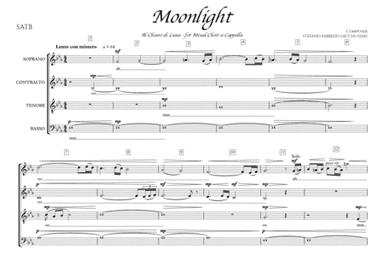 Al Chiaro di Luna (Moonlight) - Choral