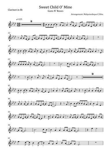 Sweet Child O' Mine (arr. Melquisedeque C.Silva)