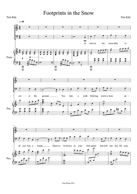 Footprints in the Snow