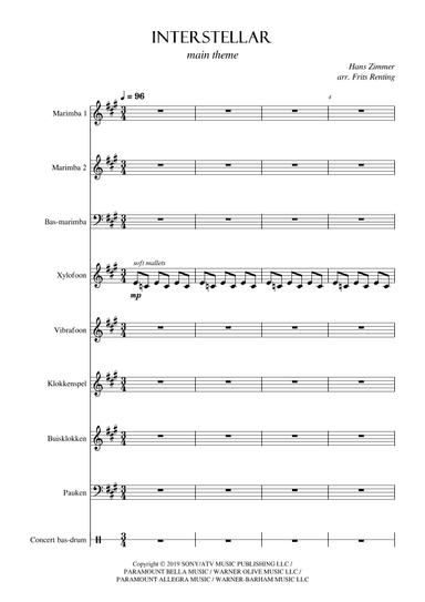 Interstellar (arr. Frits Renting)
