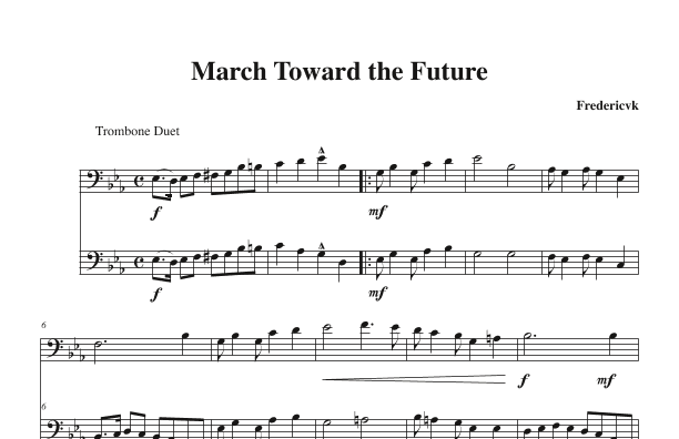 March Toward the Future