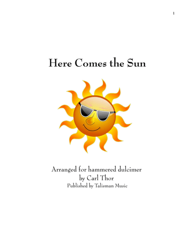 Here Comes The Sun (arr. Carl Thor)