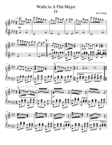 Waltz in A Flat Major