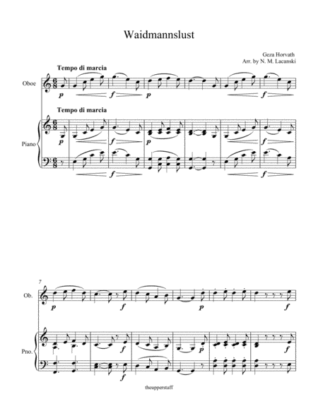 Waidmannslust (arr. Nick Lacanski)