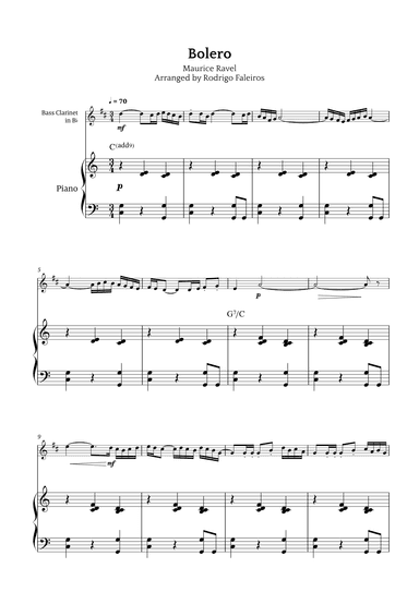 Bolero (arr. Rodrigo Faleiros)
