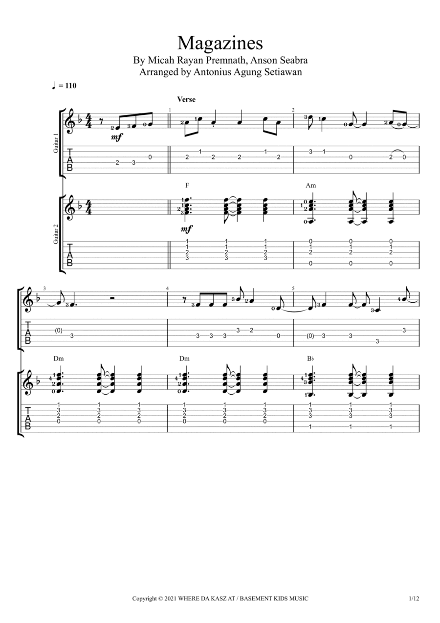 Magazines (arr. Antonius Agung Setiawan)