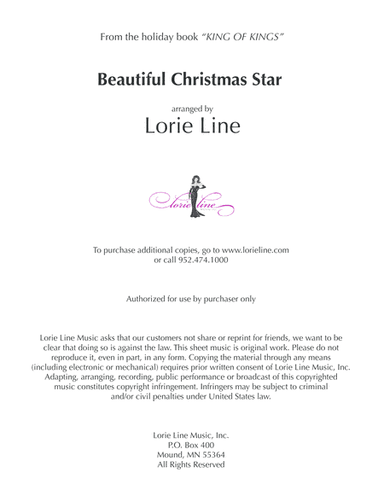 Beautiful Christmas Star/We Wish You A Merry Christmas (arr. Lorie Line)