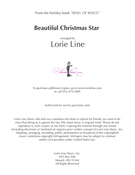 Beautiful Christmas Star/We Wish You A Merry Christmas (arr. Lorie Line)