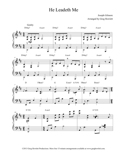 He Leadeth Me (arr. Greg Howlett)