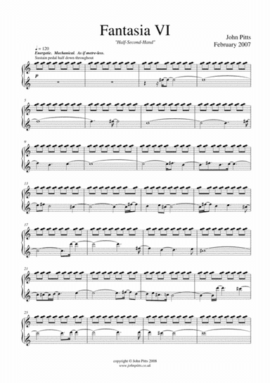 Fantasia VI "Half-Second-Hand" (2007)
