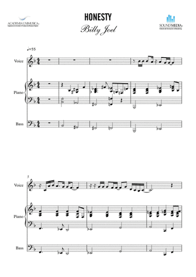 Honesty - Score Only (arr. Billy Joel)