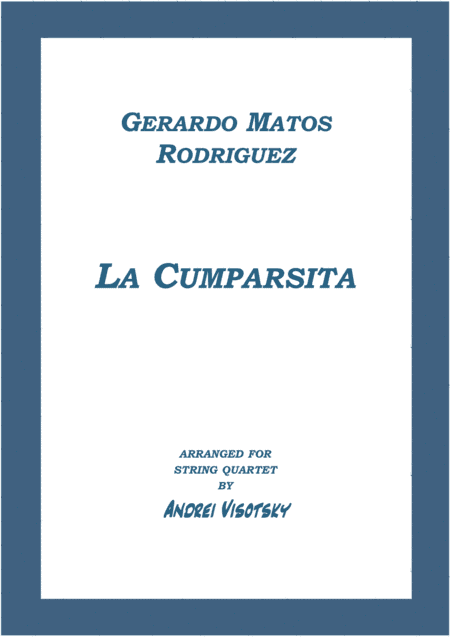 La Cumparsita (arr. Andrei Visotsky)