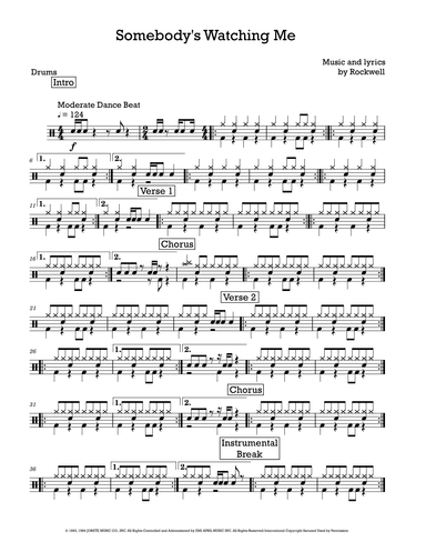 Somebody's Watching Me (arr. David Lartey)
