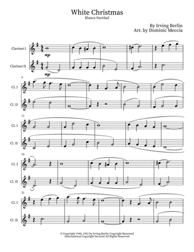 White Christmas (arr. Dominic Meccia)