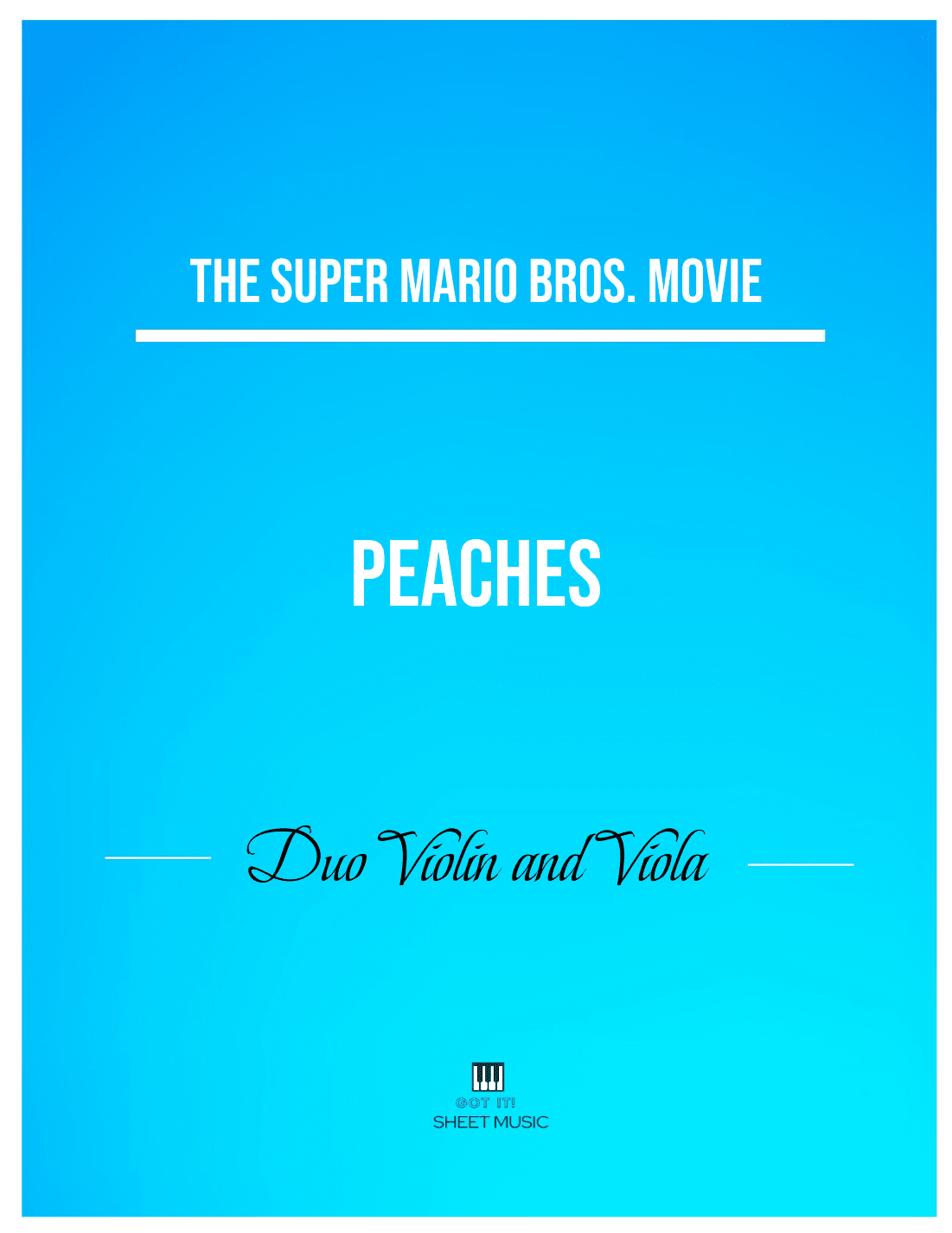 Peaches (arr. ANDRE LAITANO)