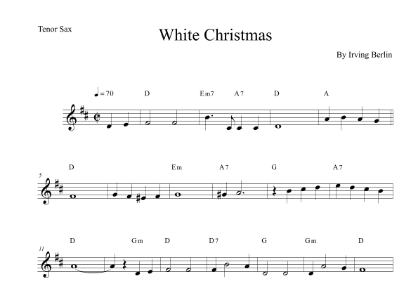 White Christmas (arr. Leo Silva)