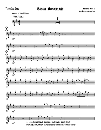 Boogie Wonderland (arr. David W. Young)
