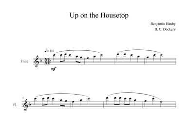 Up on the Housetop (Flute Solo) (arr. B. C. Dockery)