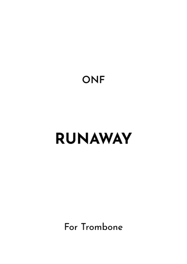 Runaway (arr. Jireh J.)