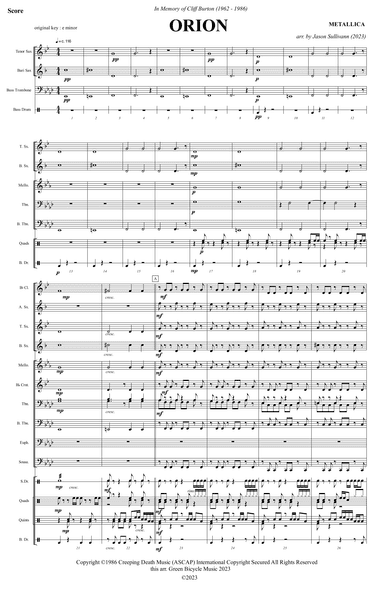 Orion (arr. Jason Sullivann)