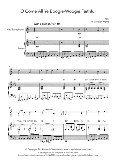 O Come All Ye Boogie-Woogie Faithful (arr. Hoopla Sheet Music)