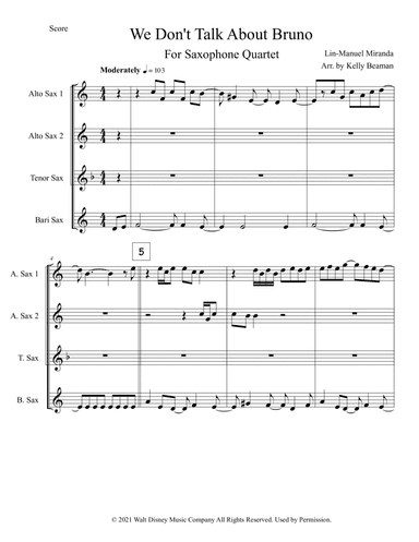 We Don't Talk About Bruno (arr. Kelly Beaman)