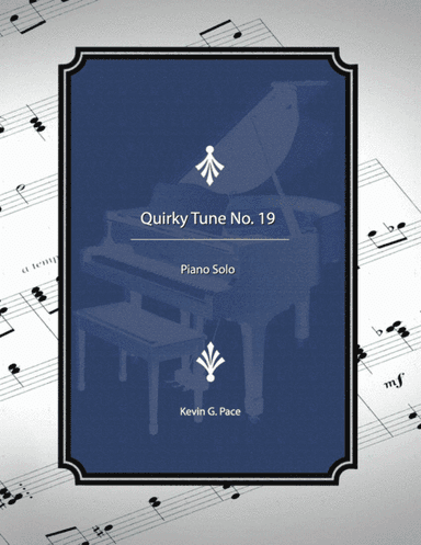 Quirky Tune No. 19, piano solo