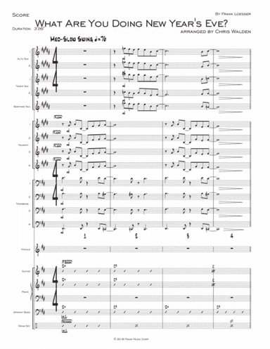 What Are You Doing New Year's Eve? (arr. Chris Walden)