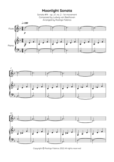 Moonlight Sonata (arr. Rodrigo Faleiros)