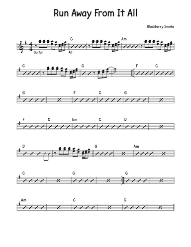 Run Away From It All (arr. David M Fagnant)