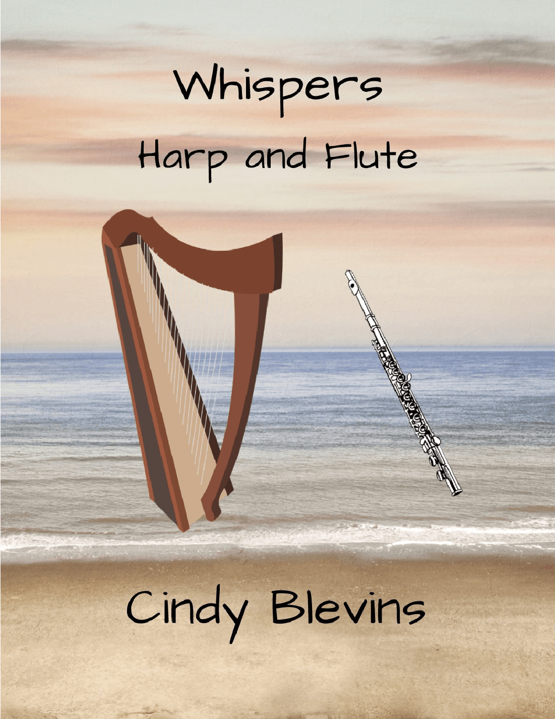 Whispers, for Harp and Flute