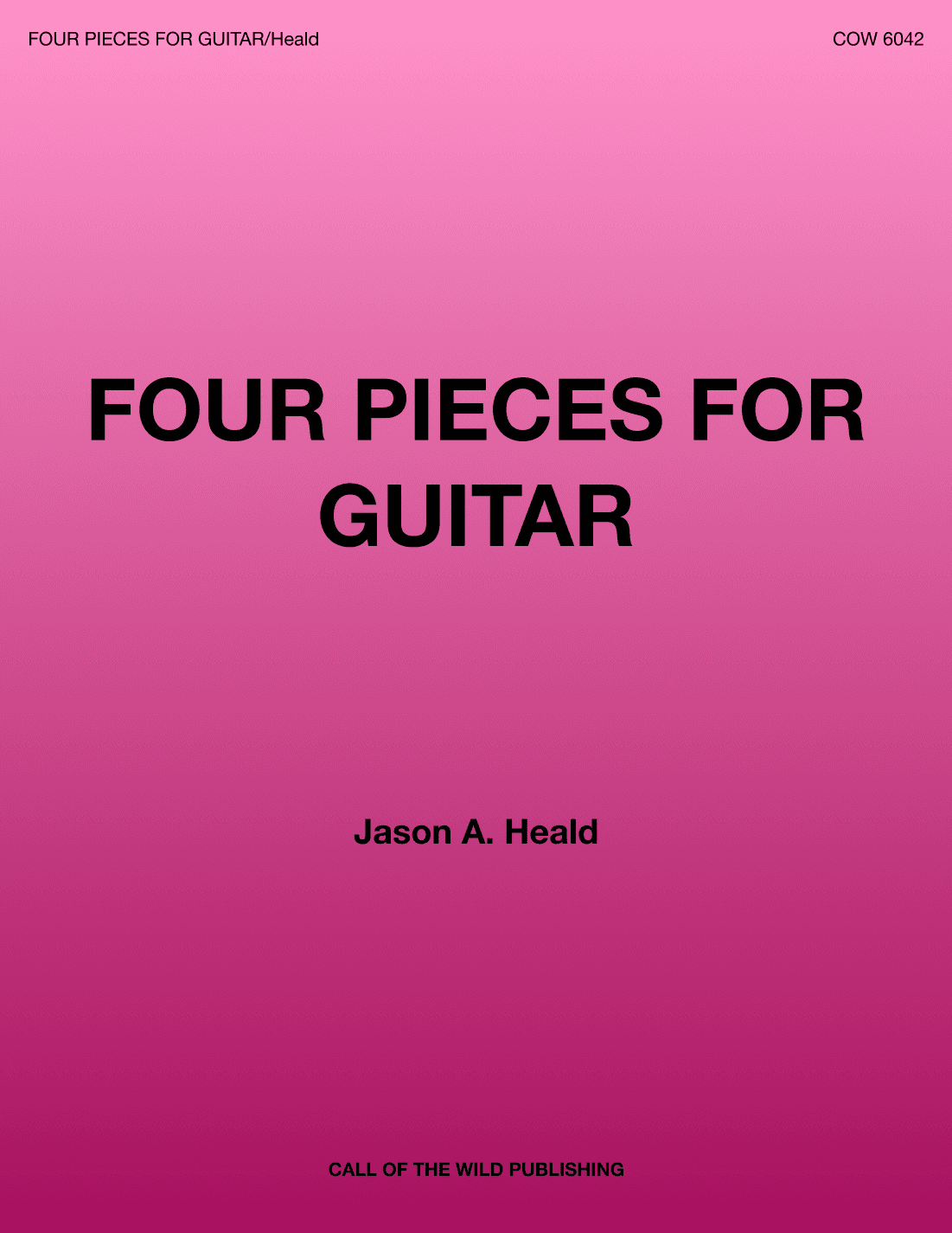 Four Pieces for Guitar