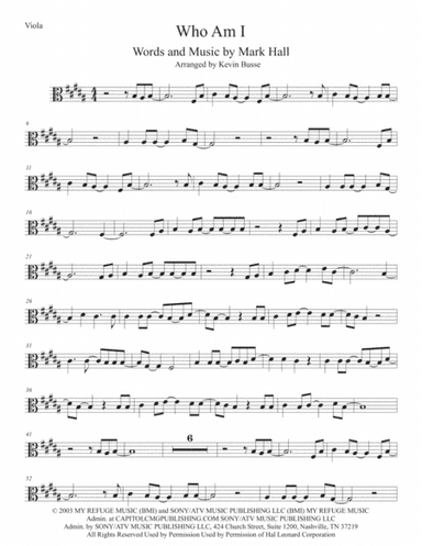 Who Am I (arr. Kevin Busse)